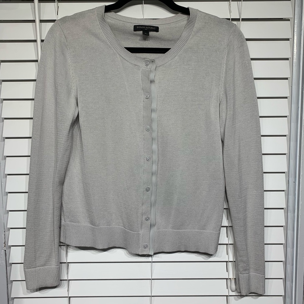 Banana Republic Gray Cardigan